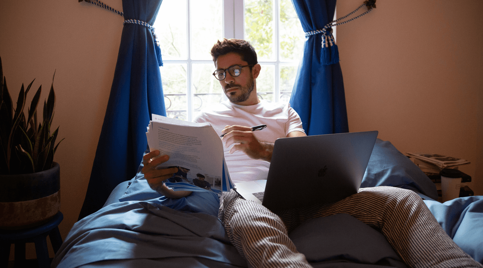 Apaga la pantalla y relájate después de un día de trabajo